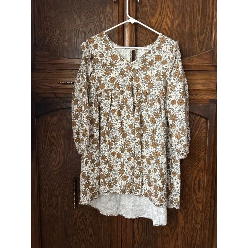 Rylee + Cru Holiday Bloom Piper Dress Womens Extra Small XS
